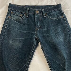 Levi's Classic Indigo Straight 511 Jeans. Size closer to 25 waist Legs cut to 24